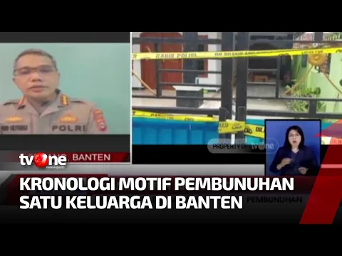 Kronologi Suami Bunuh Istri dan Anak di Serang Banten