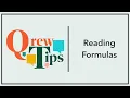 Formula Reading - QrewTip