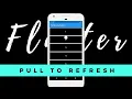 Flutter Pull To Refresh Package Demo Flutter Tutorials Flutter Packages