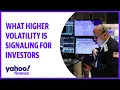 What higher volatility is signaling for investors