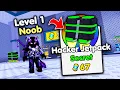 Starting Over as NOOB with OP SECRET in 1 Speed Jetpack Escape Roblox