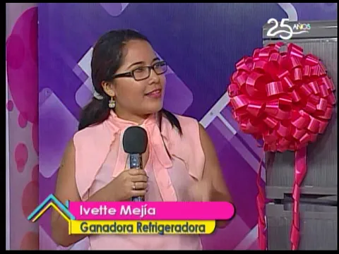 Entrega de refrigeradora a ganadoras Telerama si cumple