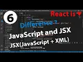 6 - Difference Between JSX and JavaScript HTML in React Code