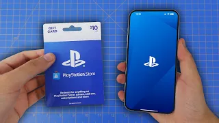 How to REDEEM PLAYSTATION GIFT CARD on PHONE (EASY METHOD)