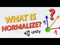 Why to use Normalize in Unity