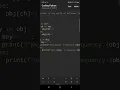 Python Tutorial Character Frequency Counter in a String