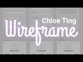 User Testing Chloe Ting App - Wireframe