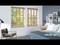 Blinds 2go Natural Wooden Blinds with Tapes