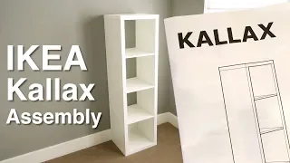 Ikea KALLAX shelf assembly - Step by step