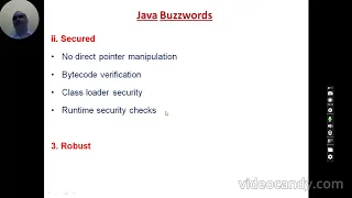 Session-III - Java Buzzwords