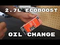 2 7L EcoBoost Oil Change