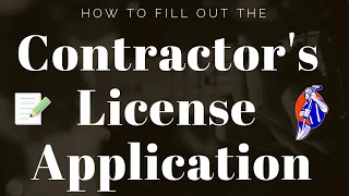 How To Fill Out The CSLB Apllication