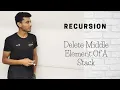 Delete Middle Element of a Stack