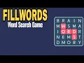 FILLWORDS Word Search Games level 51 52 53 54 55