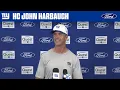 John Harbaugh We re now locked in for the game New York Giants