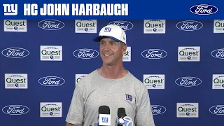 John Harbaugh We re now locked in for the game New York Giants