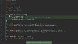 demo3 Refactoring using GoLand
