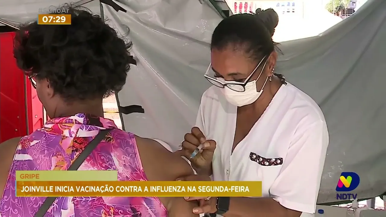 Joinville inicia vacinação contra a 'Influenza' na segunda-feira