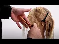 The Easiest Way To Cut an Asymmetrical Bob Haircut Full Class