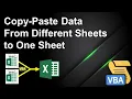 VBA Code to Copy Paste Data From Different Sheets to one Excel File EXCEL