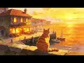 Celtic Medieval Lofi 🐈 Day's Done, Just the Tide | Cozy Music for Study, Focus & Relaxation