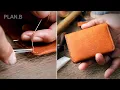 Download Lagu Making a HANDMADE Minimalist Wallet with 6 Pocket - leather craft