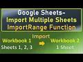 Google Sheets Import Range Function on Multiple Sheets