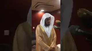 أول أذان للشيخ محمد العمري في الحرم المكي للفجر الأول الأربعاء 7رمضان 1439 