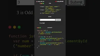 How to get Odd and Even numbers with javascript