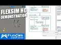 FlexSim Healthcare Demo Model a clinic with FlexSim HC