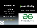 Dominant Pairs GFG POTD 12th April 2023 Sorting Java C Arrays Problem Of The Day