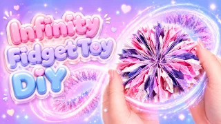 Infinity Fidget Toy DIY with Paper💫 종이로 무한대 피젯토이 만들기