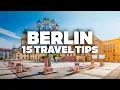 15 BERLIN TRAVEL TIPS Don t travel before watching this