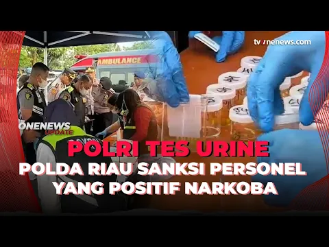 Waduh! 3 Personel Polisi Riau Ditemukan Positif Narkoba Saat Tes Urine Dadakan