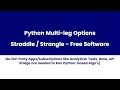 Python Options Algo Trading Bot Free Demo Multi Leg Strangle Auto Orders WebSocket