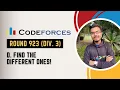 D Find the Different Ones Codeforces Round 923 2 Approaches Simple SQRT Decomposition