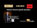 Webinar DiGiCo Theatre-specific Workflow with Peter McBoyle