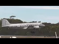 The LEGENDARY Douglas DC3 Landing and taking off at Bendigo Airport