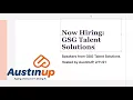 Now Hiring GSG Talent Solutions February 11 2021