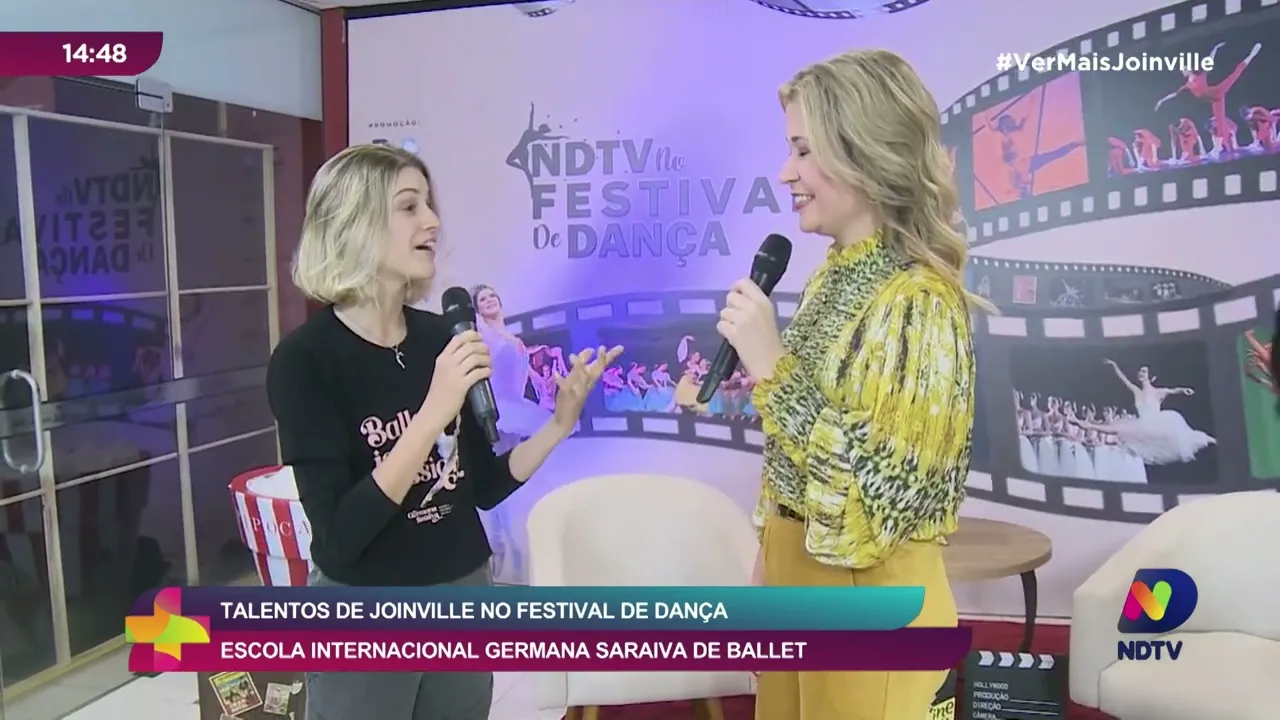 Talentos de Joinville no Festival de Dança: Escola Internacional Germana Saraiva de ballet