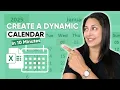 Create a 2025 Excel Calendar in Just 10 Minutes