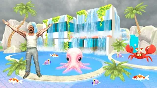 Franklin Change House to Waterfall House in Indian Bikes Driving 3D