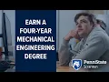 Mechanical Engineering degree at Penn State Scranton