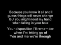 Limp Bizkit- Rearranged (Lyrics)