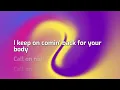 Tove Lo & SG Lewis - Call on Me (lyrics)