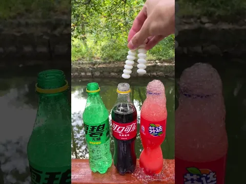 Coca vs Sprite vs Mentos Experiment