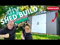 DIY Plastic Rubbermaid Shed with Dormer 10x7 - at Home Depot