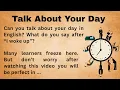 Talk About Your Day in English ||  Beginner Practice || Bookish English