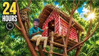  24 Hours living challenge In Tree House 💯ஒரு நாள் முழுக்க மர வீட்டில்..! Sathish
