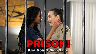 what happens when kira noir meets the new warden alone lesbiankiss